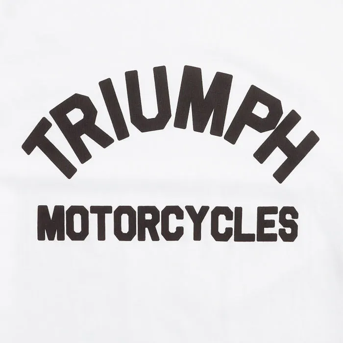Triumph Burnham Arch Logo T-Shirt - White