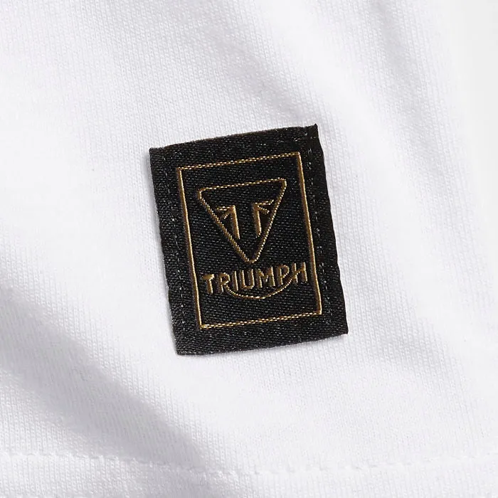 Triumph Burnham Arch Logo T-Shirt - White
