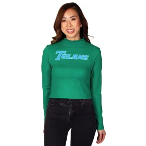 Tulane Mock Neck Top