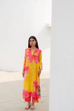 Tuscany Flowers Kurta Set