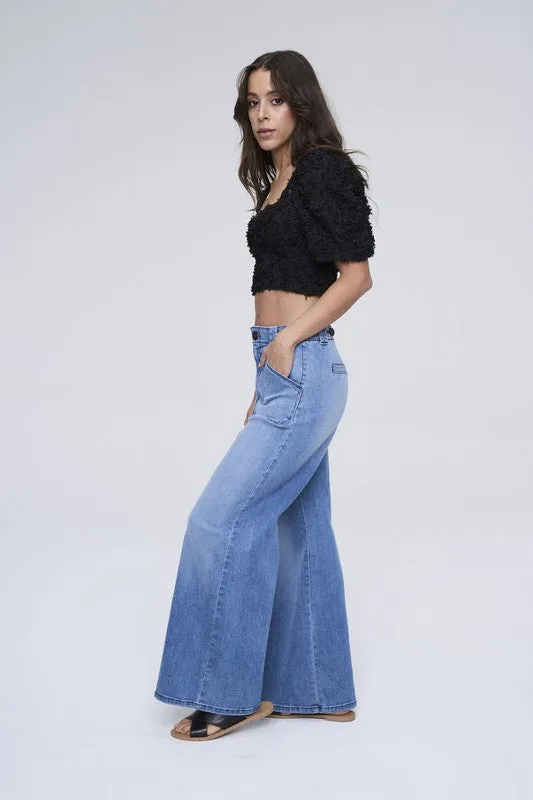 Ultra Stretch Welt Pocket Jeans