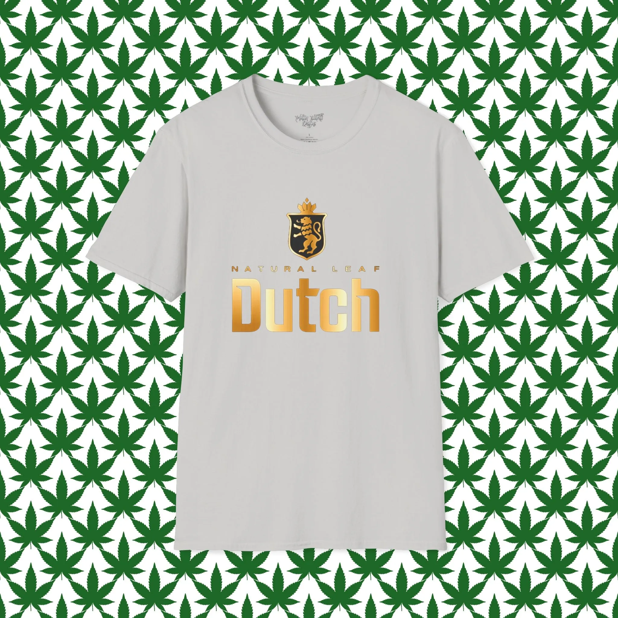 Unisex Dutch Logo Typographical Art Softstyle T-Shirt