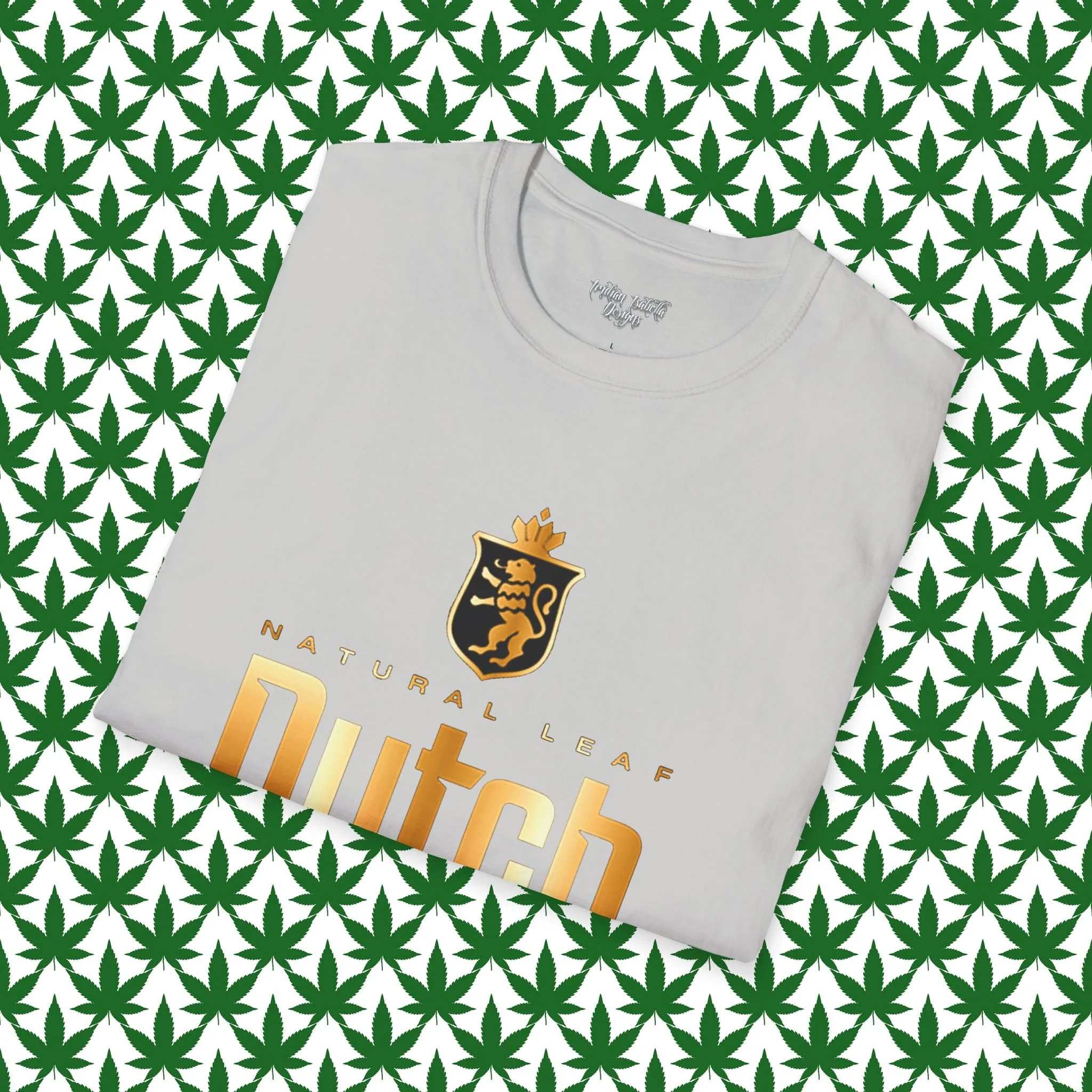 Unisex Dutch Logo Typographical Art Softstyle T-Shirt