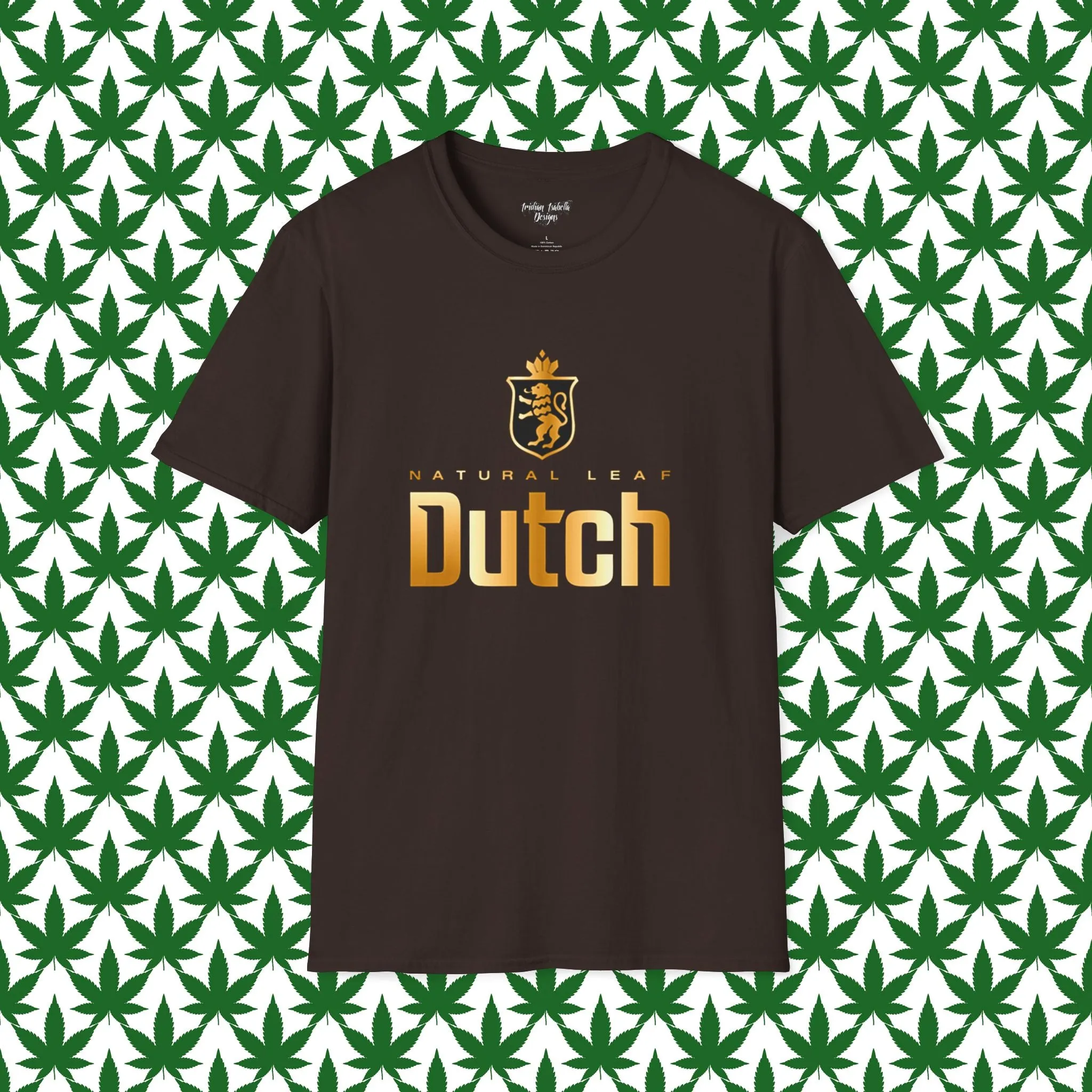 Unisex Dutch Logo Typographical Art Softstyle T-Shirt