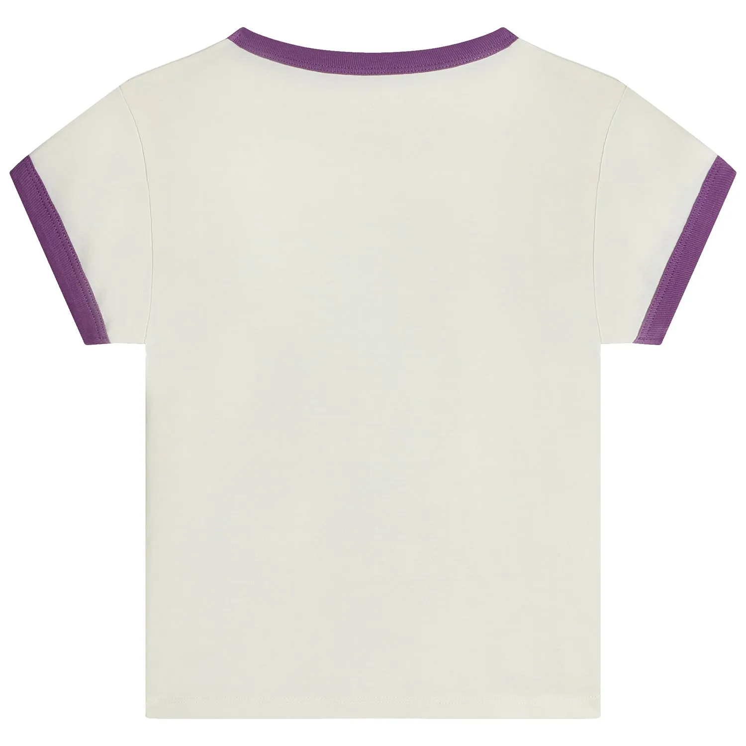 University Paris Ringer T-shirt - Violet