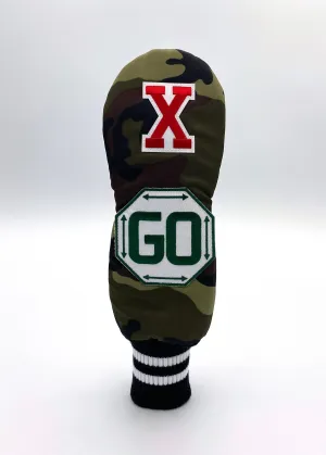 Utility / Hybrid / UT/ Camo Printed Great-Nylon Twill /  Woodland Camo x GRN GO x Red X[UTHCM005-WC]