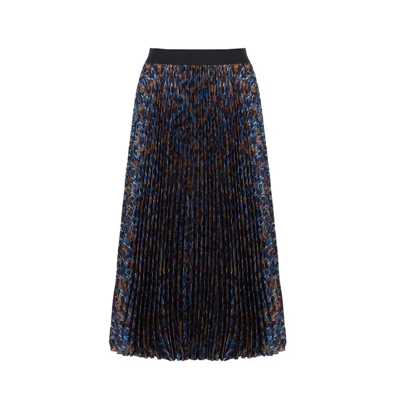 Valerie Pleated Flare Skirt