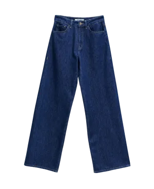 Vaqueros SALSA Wide Leg Azul Oscuros