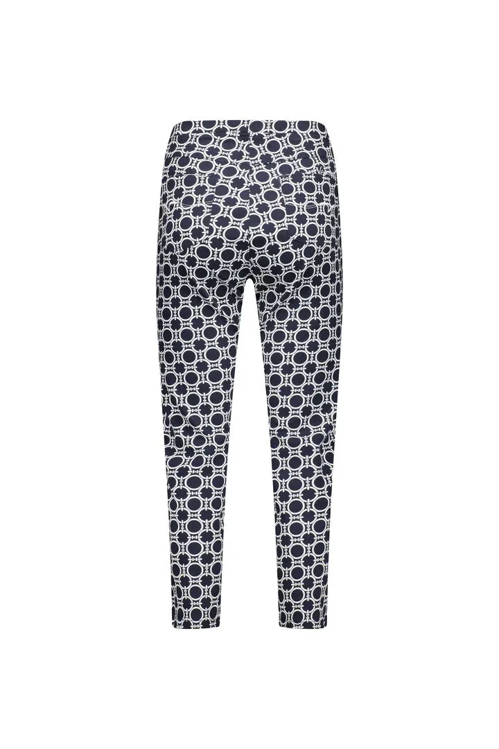 VASSALLI - Arlo Printed Skinny Leg 7/8 Lightweight Pull On - 271LW