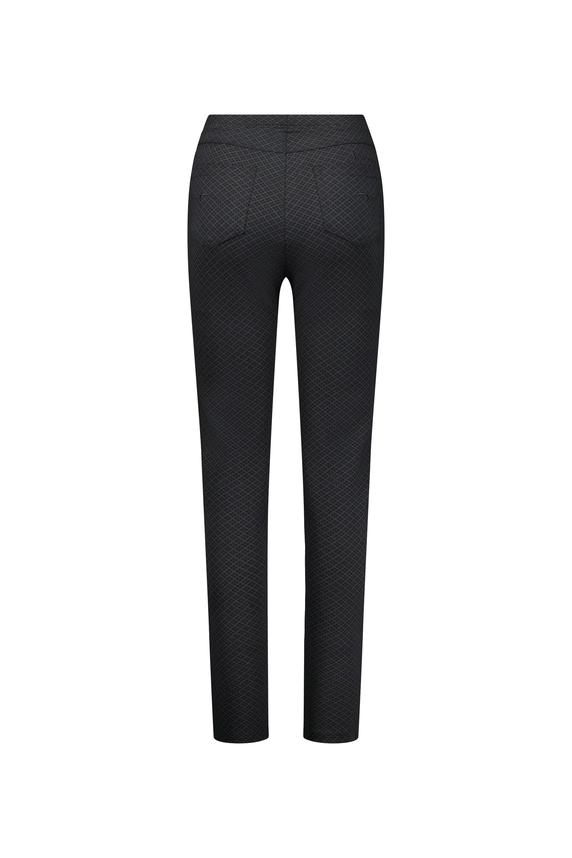 VASSALLI - Mosaic Skinny Leg Full Length Printed Ponti Pull On - 230