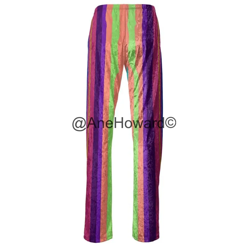 Velvet Womens Trousers Happy Stripes