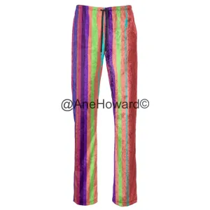 Velvet Womens Trousers Happy Stripes