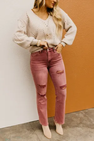 Vervet Denim | The Skylar High Rise Boot Cut Jeans  - FINAL SALE