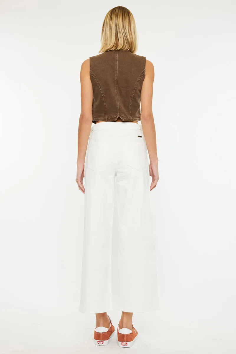 Victoria Ultra High Rise Cropped Wide Leg