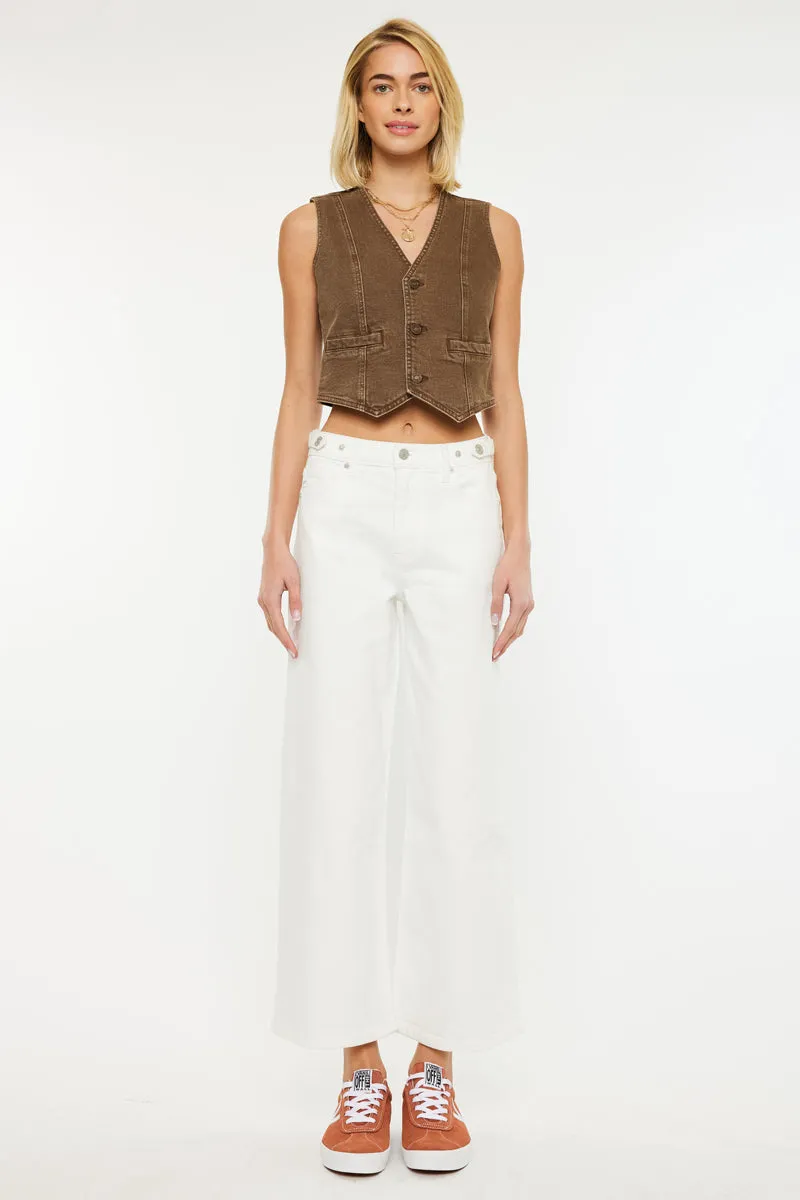 Victoria Ultra High Rise Cropped Wide Leg