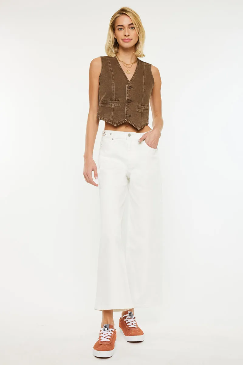 Victoria Ultra High Rise Cropped Wide Leg