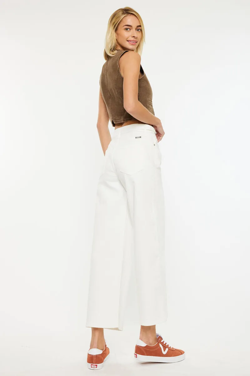 Victoria Ultra High Rise Cropped Wide Leg