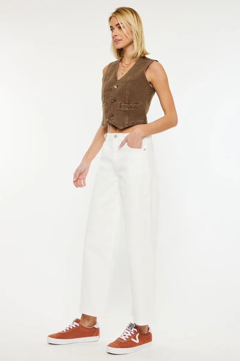 Victoria Ultra High Rise Cropped Wide Leg