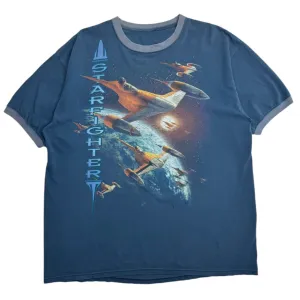 Vintage Star Wars Episode 1 Star Fighter Ringer T-Shirt