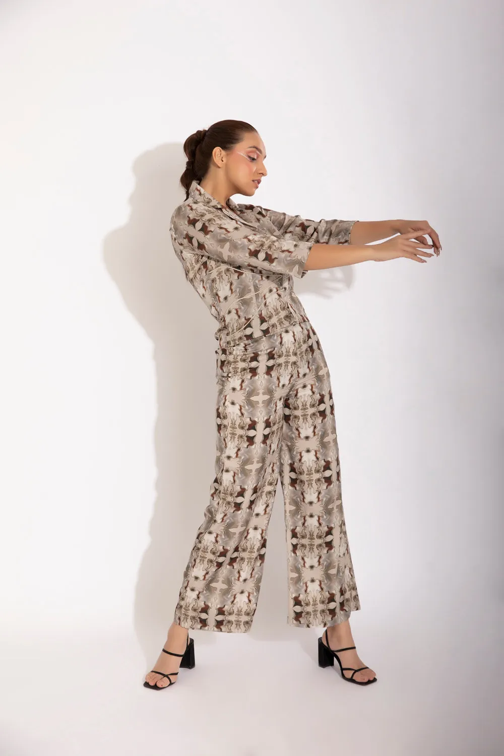 Waist Darted Shirt And Pants