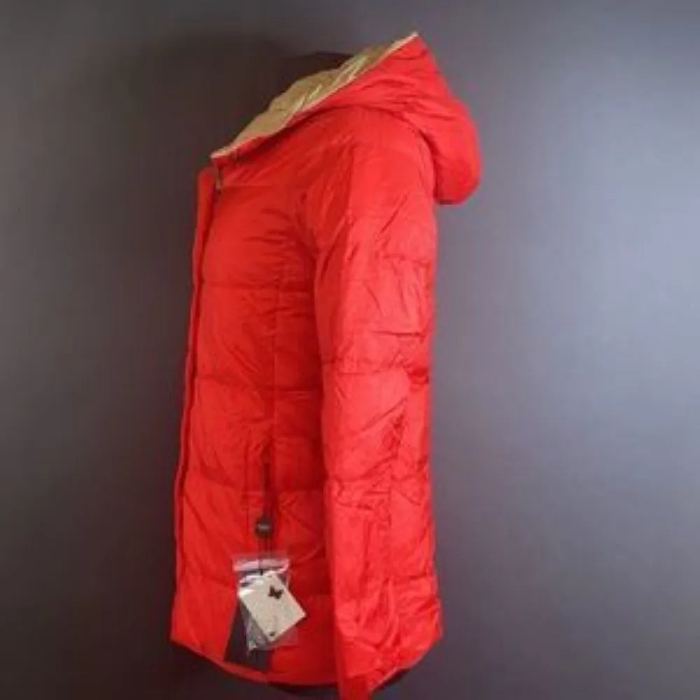 Weekend Max Mara Red Samuele Hooded Puffer Jacket-6