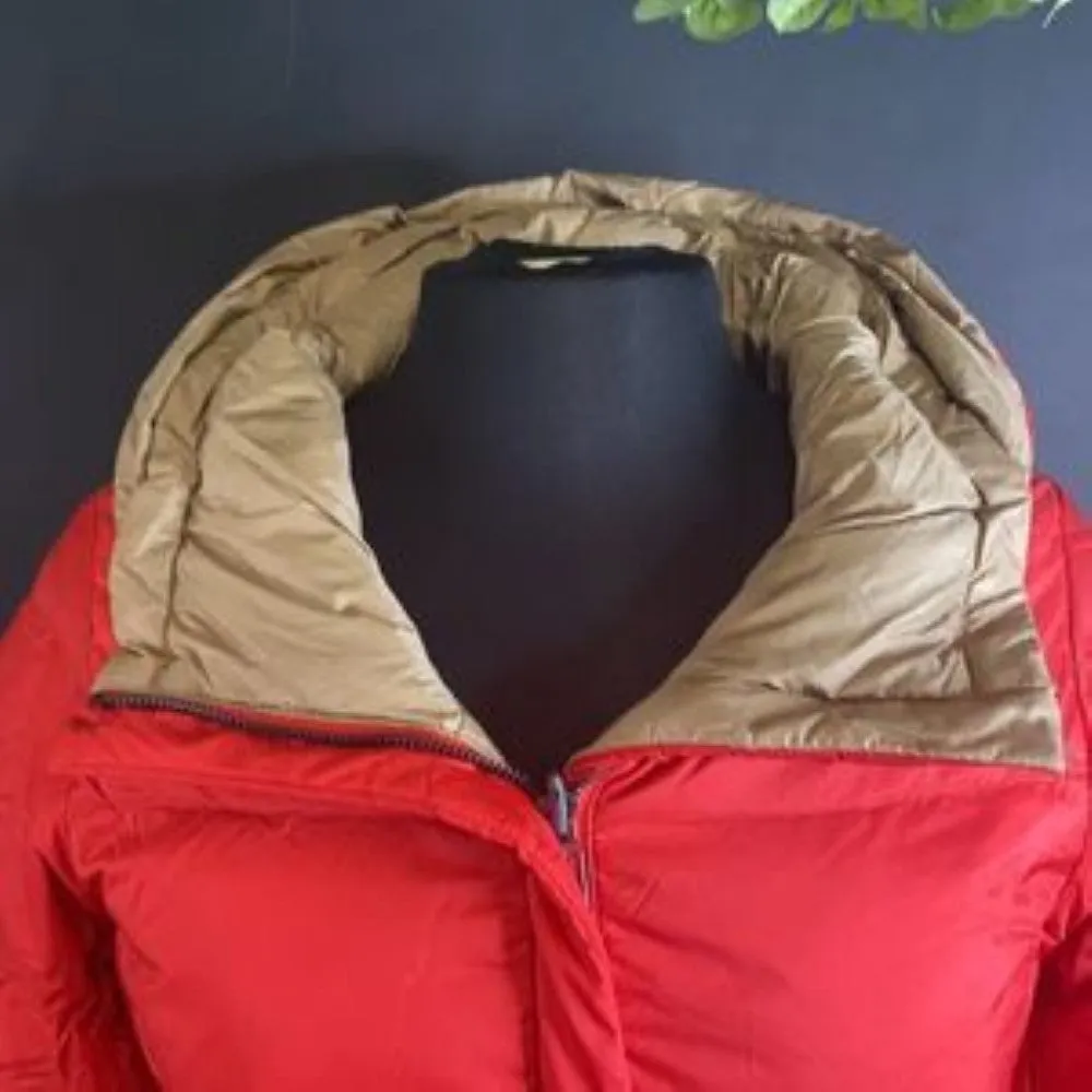 Weekend Max Mara Red Samuele Hooded Puffer Jacket-6