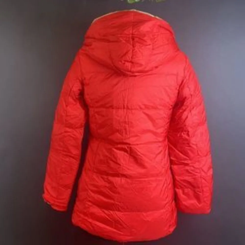 Weekend Max Mara Red Samuele Hooded Puffer Jacket-6