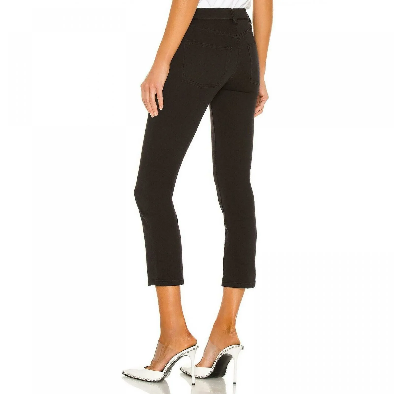 WeWoreWhat Women's Low Rise Rocker Cropped Skinny Jeans