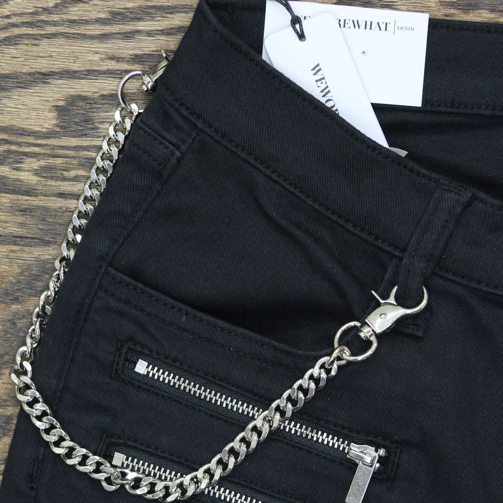 WeWoreWhat Women's Low Rise Rocker Cropped Skinny Jeans
