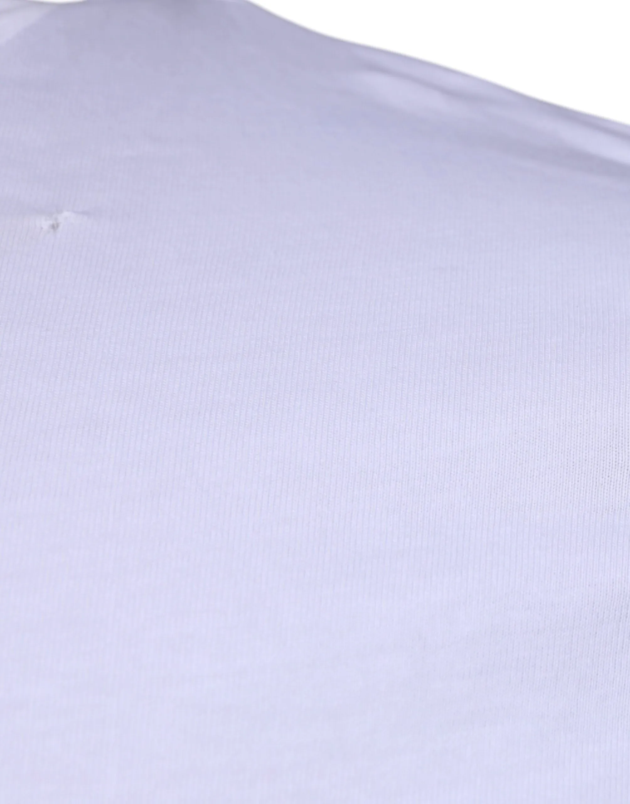 White DG Logo Cotton Crew Neck T-shirt