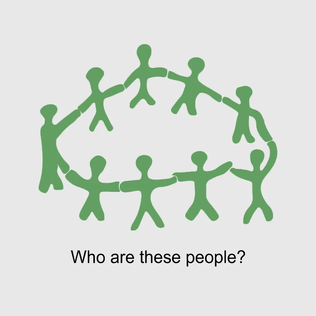 WHO ARE THESE PEOPLE? Custom Printed Cream/Black Ringer T-Shirt