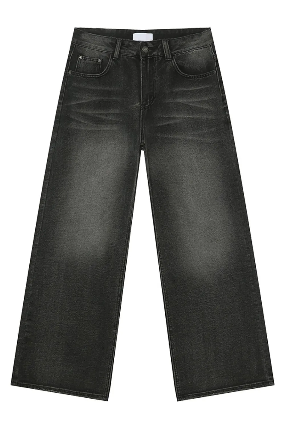 Wide Leg Pocketed Jeans