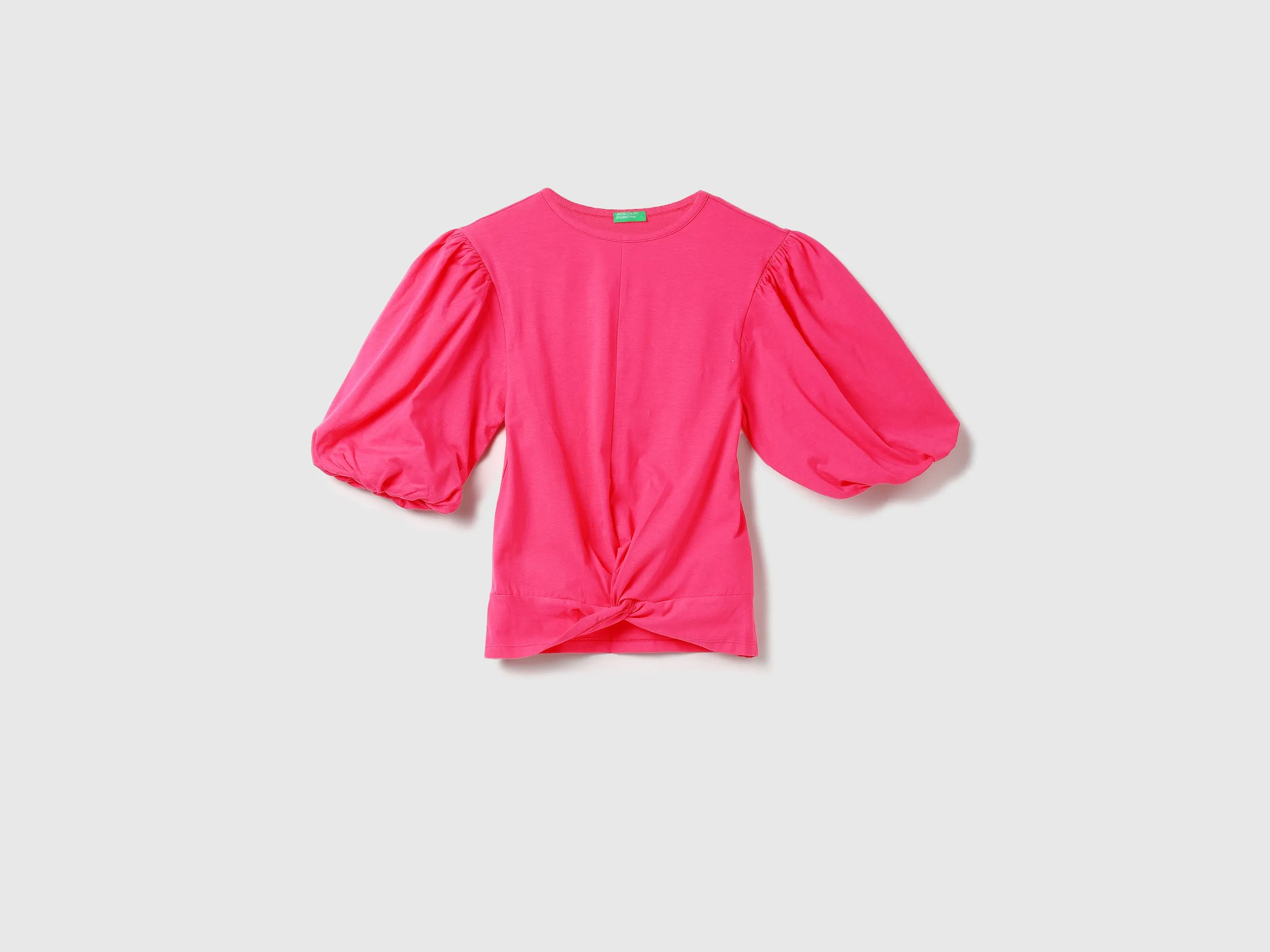 Women Solid Round Neck Top