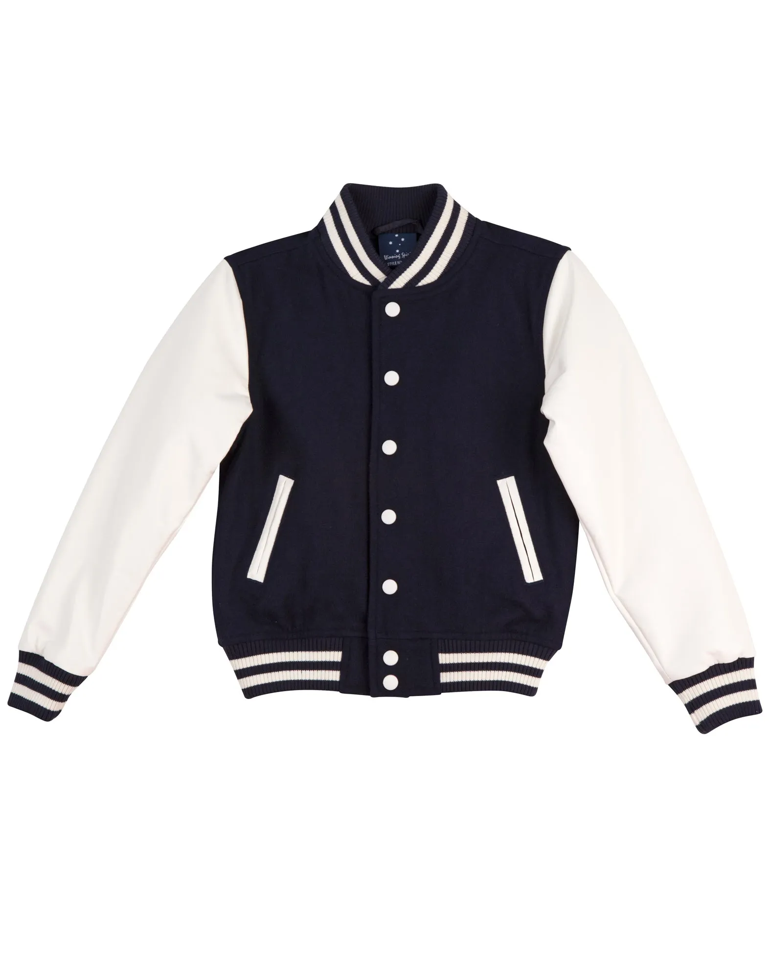 WOOL LETTERMAN Wool Blend Varsity Jacket