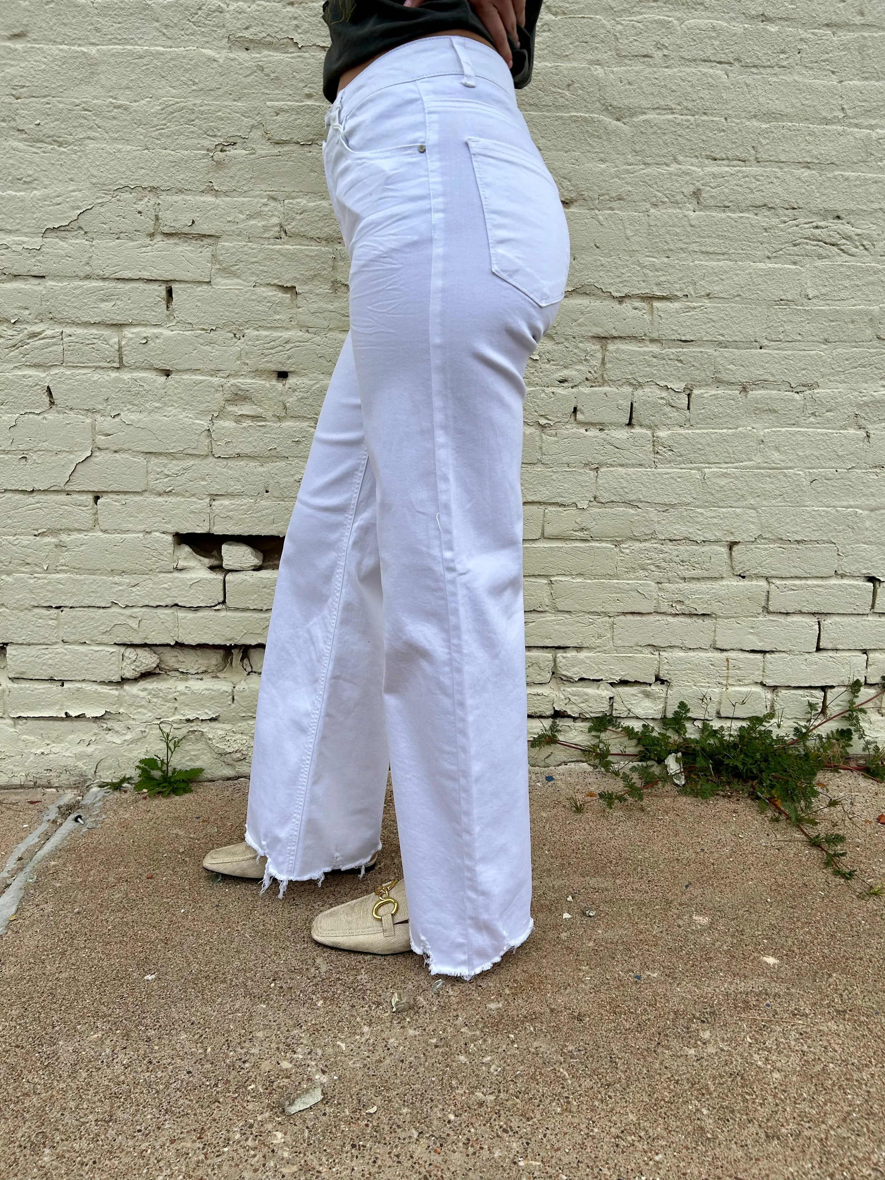 Wyn Wide Leg Denim Jeans
