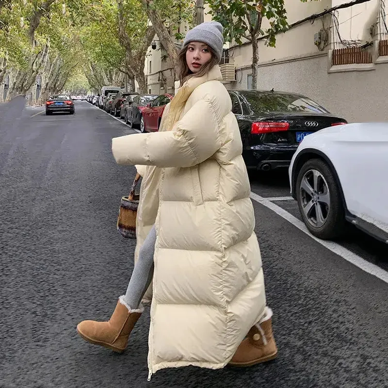Y2K Long Quilted Jacket in Luxurious Soft Fabric
