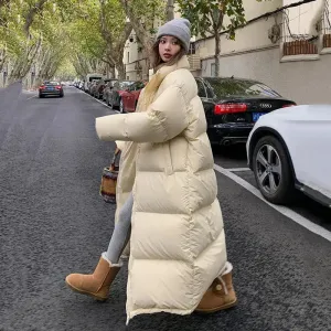 Y2K Long Quilted Jacket in Luxurious Soft Fabric