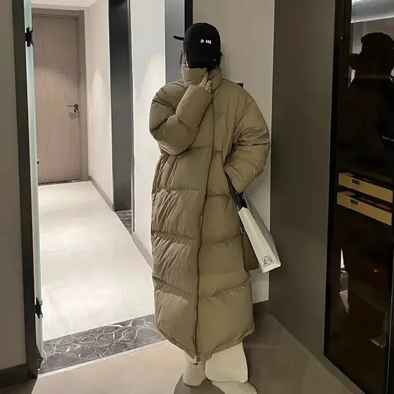 Y2K Long Quilted Jacket in Luxurious Soft Fabric