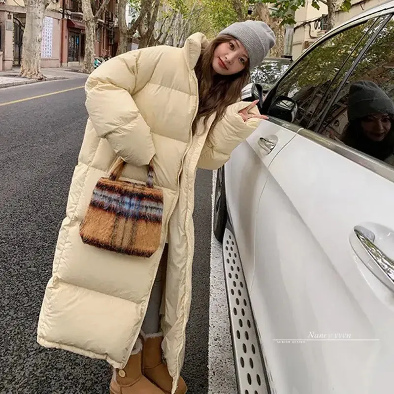 Y2K Long Quilted Jacket in Luxurious Soft Fabric