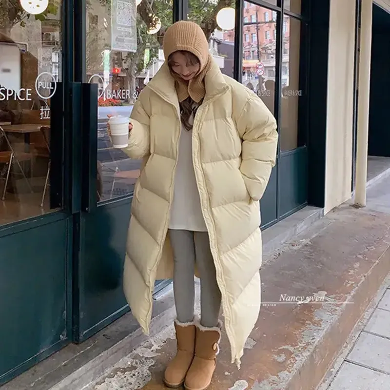 Y2K Long Quilted Jacket in Luxurious Soft Fabric