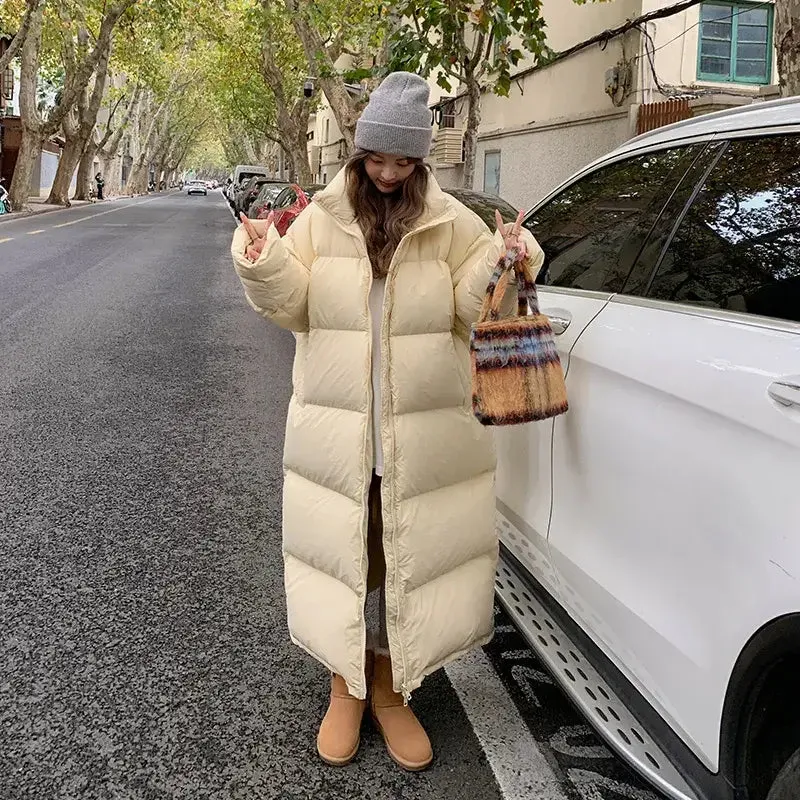 Y2K Long Quilted Jacket in Luxurious Soft Fabric