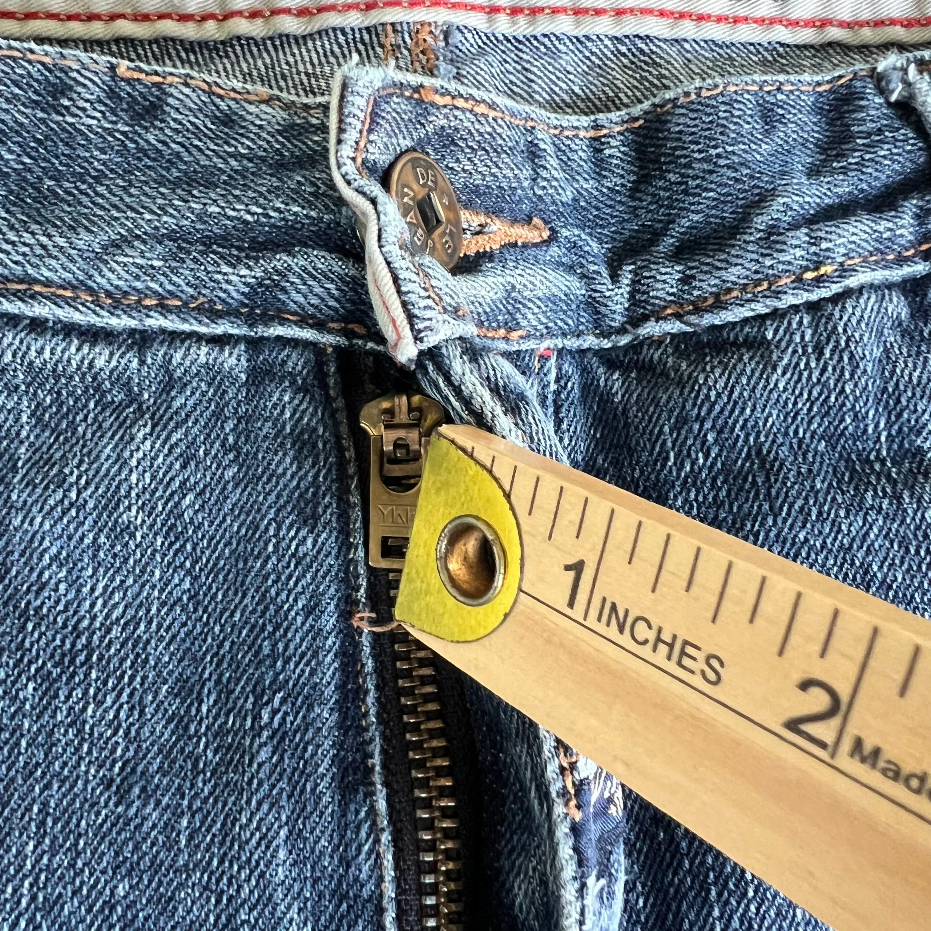 Y2K Marithe Francois Girbaud MFG Distressed Baggy Wide-Leg Blue Jeans - 41x33.5" 21" Openings