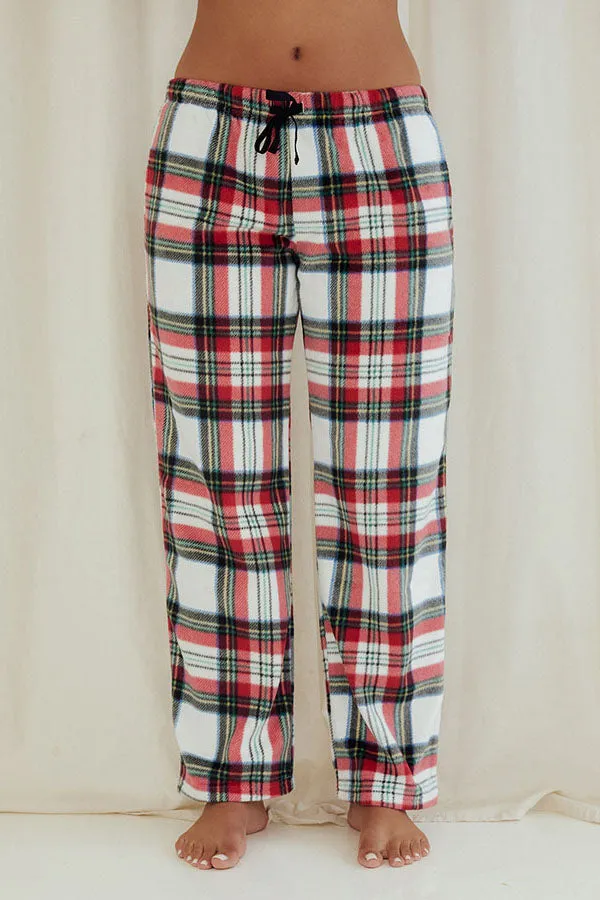 Youmita Wholesale 6 Pieces Soft & Cozy Winter Wear for Women Lady Plaid Fleece Pants