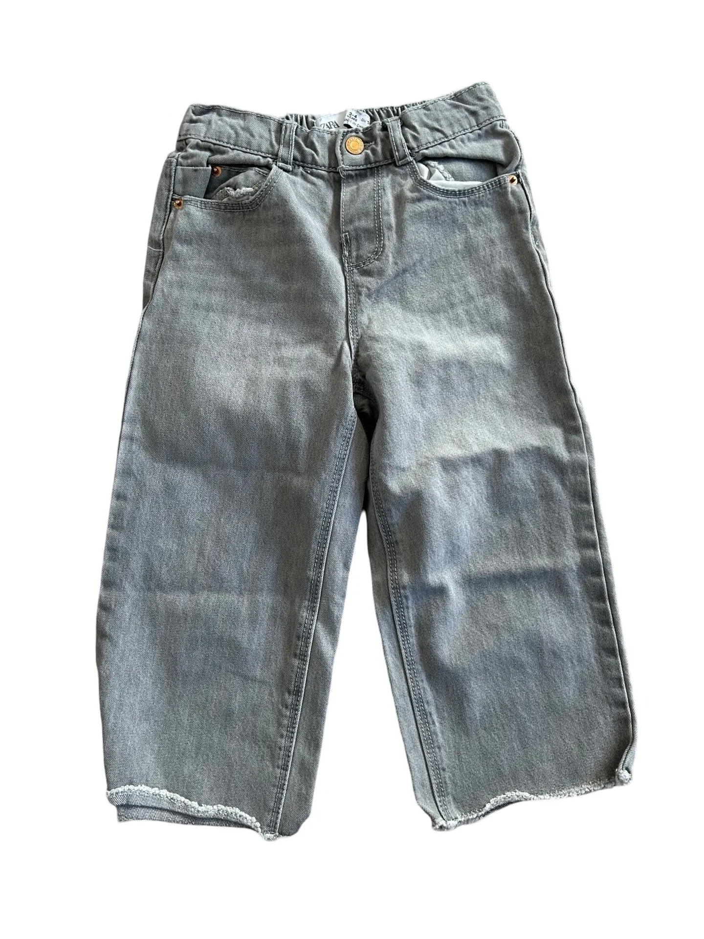 Zara wide leg jeans size 3-4