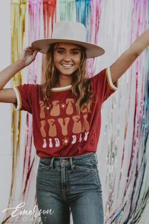 Zeta Fever Bid Day Ringer Tshirt