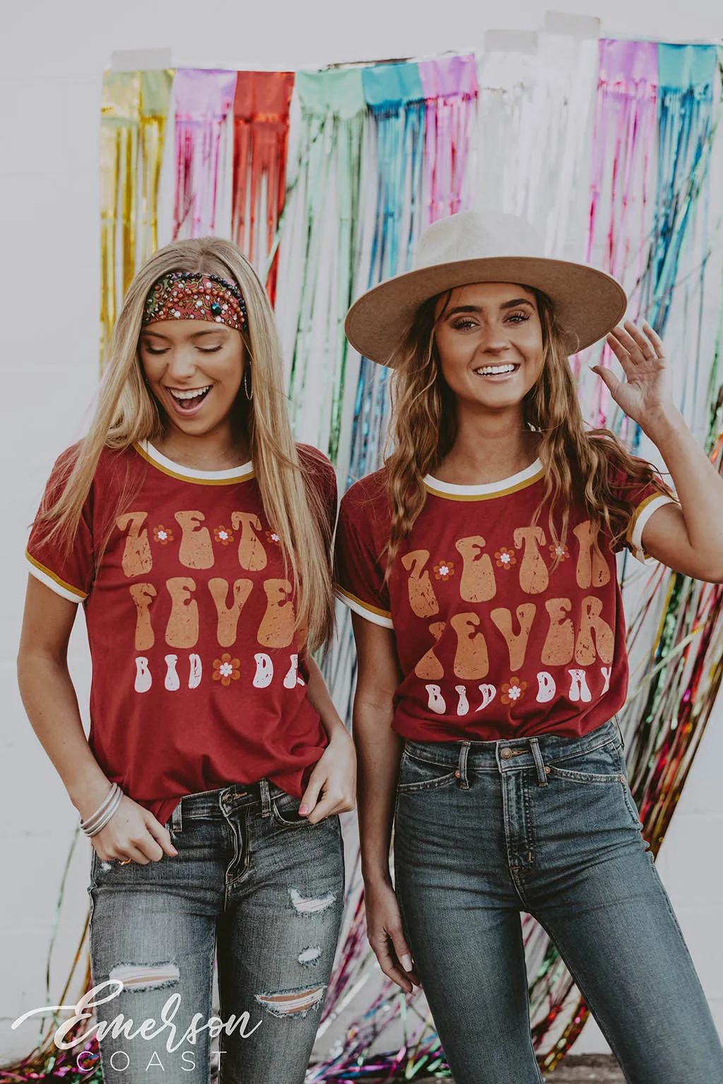 Zeta Fever Bid Day Ringer Tshirt