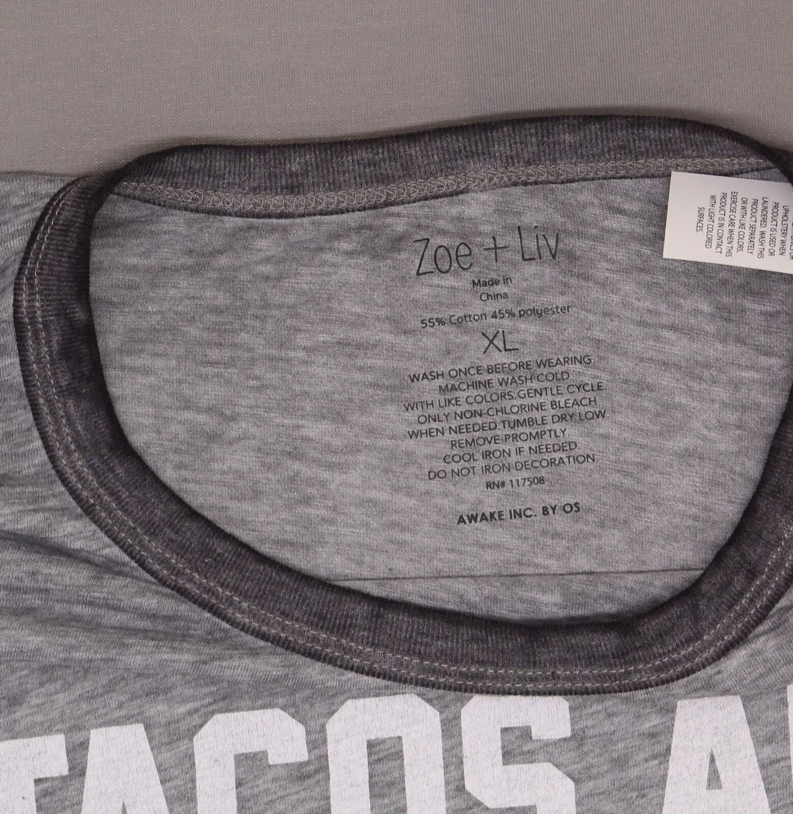 Zoe   Liv Women's Tacos Are My True Love Graphic T-Shirt