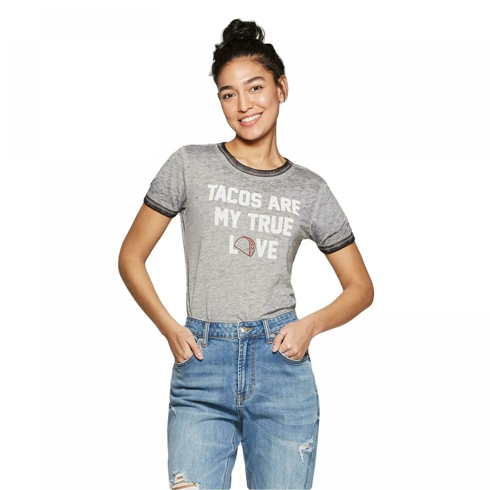Zoe   Liv Women's Tacos Are My True Love Graphic T-Shirt